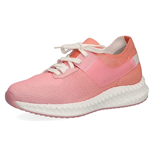 Caprice Damen 9-9-23703-28 Sneaker, APRICOT Knit, 37 EU von CAPRICE