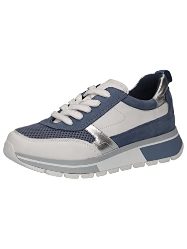 Caprice Damen 9-9-23708-20 Sneaker, Blue Silver, 38 EU von CAPRICE