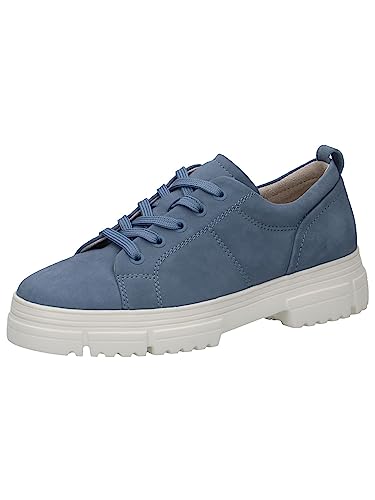 Caprice Damen 9-9-23727-20 Schnürer, Blue Suede, 38 EU von CAPRICE