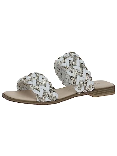 Caprice Damen 9-9-27103-20 Pantolette Flach, White Crystal, 39 EU Caprice Damen 9-9-27103-20 Pantolette Flach, White Crystal, 39 EU von CAPRICE