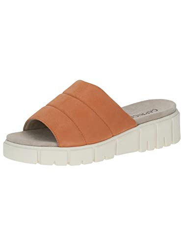 Caprice Damen 9-9-27254-20 Pantolette Flach, ORANGE Suede, 38 EU von CAPRICE