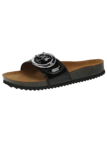 Caprice Damen 9-9-27400-20 Pantolette Flach, Black PATENT, 39 EU Caprice Damen 9-9-27400-20 Pantolette Flach, Black PATENT, 39 EU von CAPRICE