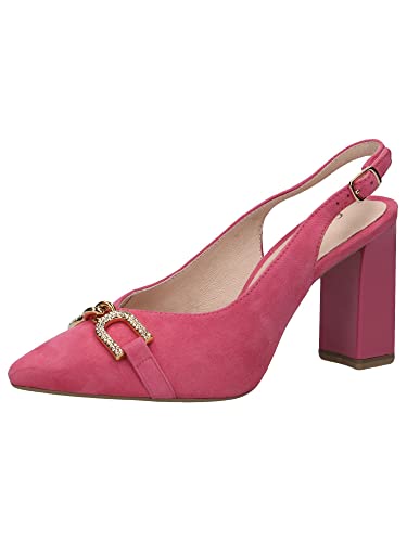 Caprice Damen 9-9-29600-20 Pumps Sling, Fuchsia Suede, 38 EU von CAPRICE