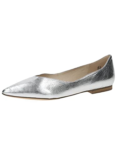 Caprice Damen 9-9-22110-20 Ballerina, Silver Metal, 37 EU von CAPRICE