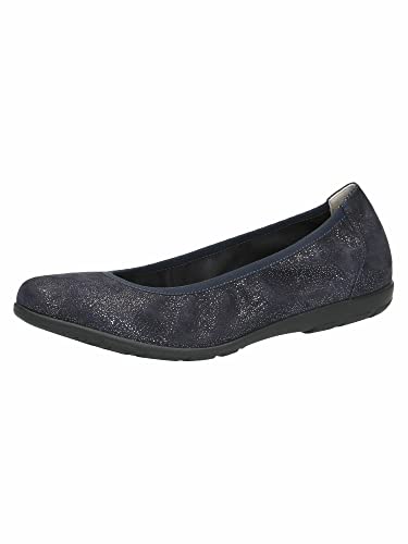 CAPRICE Damen 9-9-22150-28 Ballerinas, Sky Black, 38 EU von CAPRICE