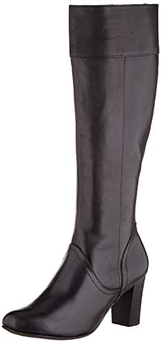 Caprice Damen Britt Hohe Stiefel, Schwarz (Black Nappa 22) von CAPRICE