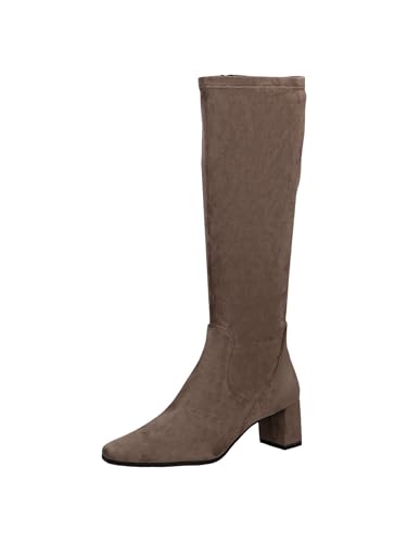 CAPRICE Damen Hohe Stiefel mit Absatz Kniehoch Vegan, Braun (Cafe Stretch), 40 EU von CAPRICE