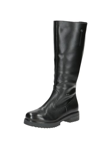 CAPRICE Damen Hohe Stiefel ohne Absatz Gefüttert Wasserabweisend, Schwarz (Black Nappa), 40 EU von CAPRICE