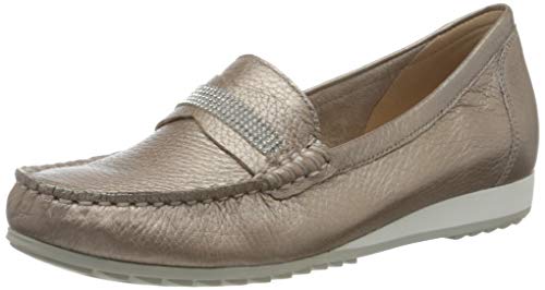 Caprice Damen INOXY Mokassin, Silber (Titan Deer Per 936), 37 EU von CAPRICE