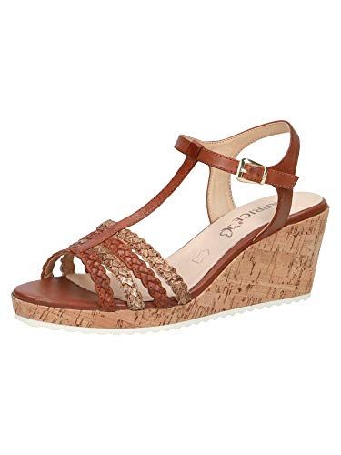 Caprice Damen Katrin Riemchensandalen, Braun (Brandy Comb 321), 40 EU von CAPRICE