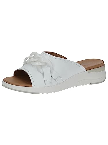 Caprice Damen 9-9-27206-20 Pantolette Flach, White Nappa, 40 EU von CAPRICE