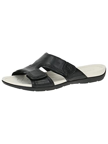Caprice Damen 9-9-27107-20 Pantolette Flach, Black Nappa, 39 EU von CAPRICE