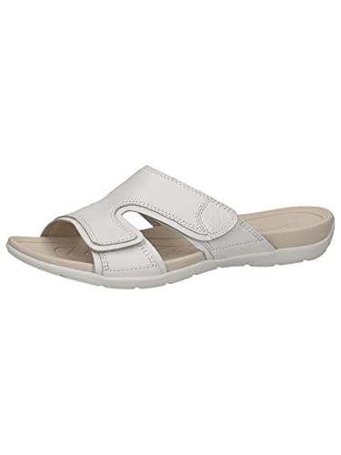 Caprice Damen 9-9-27107-20 Pantolette Flach, White Nappa, 38 EU von CAPRICE