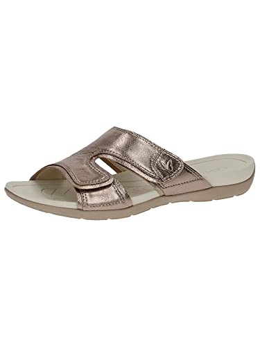 Caprice Damen 9-9-27107-20 Pantolette Flach, Taupe METALLIC, 37 EU von CAPRICE