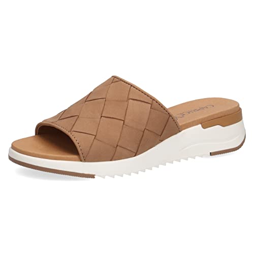 Caprice Damen 9-9-27201-28 Pantoletten, Almond NUBUC, 41 EU von CAPRICE