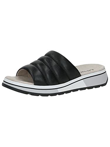 Caprice Damen 9-9-27205-20 Pantolette Flach, Black SOFTNAP, 39 EU von CAPRICE