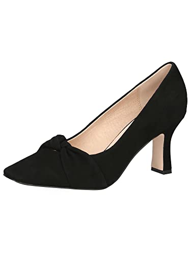 Caprice Damen 9-9-22420-20 Pumps, Black Suede, 38 EU von CAPRICE