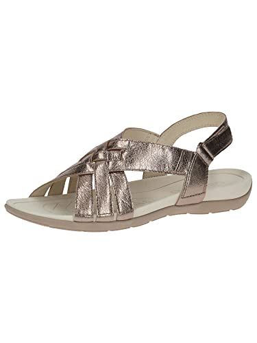 Caprice Damen 9-9-28104-20 Sandale Flach, Taupe METALLIC, 40 EU Caprice Damen 9-9-28104-20 Sandale Flach, Taupe METALLIC, 40 EU von CAPRICE