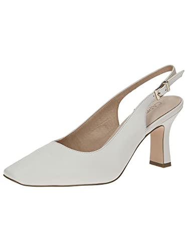 Caprice Damen 9-9-29609-20 Pumps Sling, Offwhite Nappa, 38 EU von CAPRICE