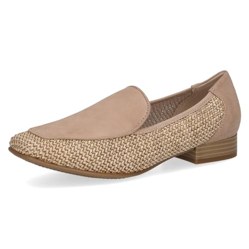 CAPRICE Damen Slipper Elegant Flach, Braun (Bark Comb), 41 EU von CAPRICE