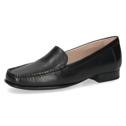 CAPRICE Damen Slipper aus Leder Elegant, Schwarz (Black Nappa), 38 EU von CAPRICE