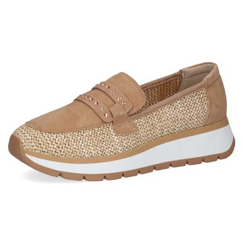 CAPRICE Damen Slipper Flach Elegant, Beige (Beige Comb), 40 EU von CAPRICE