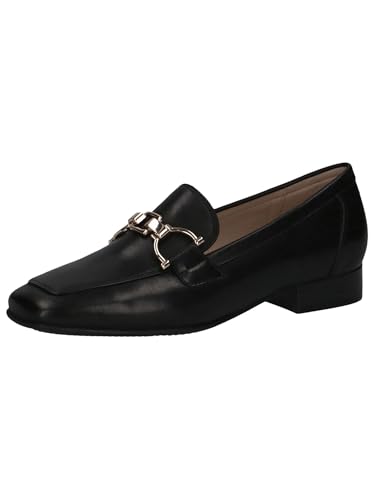 CAPRICE Damen Slipper aus Leder mit Blockabsatz, Schwarz (Black Nappa), 38 EU von CAPRICE