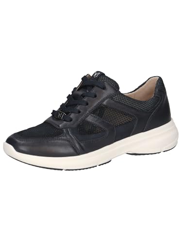 CAPRICE Damen Sneaker flach Sportlich Bequem, Blau (Ocean Comb), 40 EU von CAPRICE