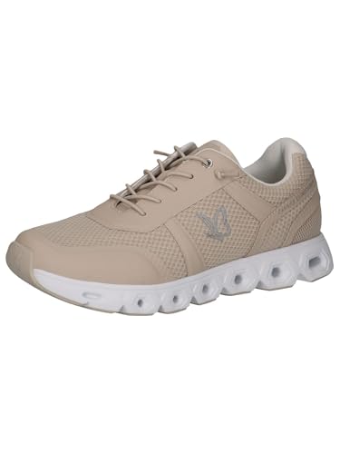 CAPRICE Damen Sneaker flach mit Schnürsenkeln Vegan, Beige (Sand Comb), 37 EU von CAPRICE