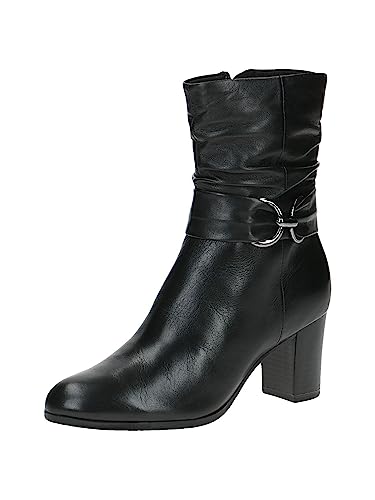 Caprice Damen 9-25328-41 Schnürstiefelette mit Absatz, Black SOFTNAP, 39 EU von CAPRICE