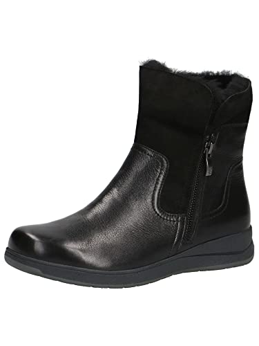 Caprice Damen 9-9-26352-29 Stiefelette, Black Nappa, 38 EU Weit von CAPRICE
