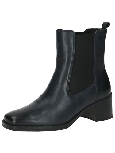 CAPRICE Damen Stiefeletten mit Absatz Elegant Kleiner Absatz, Blau (Ocean Nappa), 36.5 EU von CAPRICE
