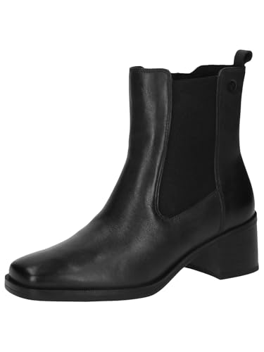 CAPRICE Damen Stiefeletten mit Absatz Elegant Kleiner Absatz, Schwarz (Black Nappa), 39 EU von CAPRICE