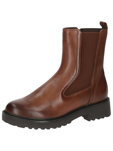 CAPRICE Damen Stiefeletten mit Absatz mit Thermosohle Bequem, Braun (Cognac Nappa), 41 EU von CAPRICE