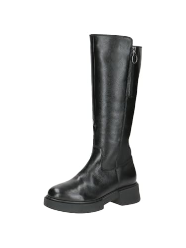 CAPRICE Damen Winterstiefel mit Absatz mit Reißverschluss Gefüttert, Schwarz (Black Nappa), 39 EU von CAPRICE