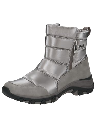 CAPRICE Damen Winterstiefel ohne Absatz Vegan Wasserabweisend, Braun (Taupe Comb), 39 EU von CAPRICE