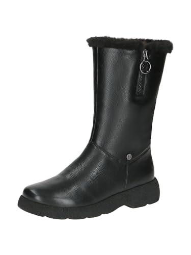 CAPRICE Damen Winterstiefel ohne Absatz mit Thermosohle Gefüttert, Schwarz (Black Nappa), 40 EU von CAPRICE