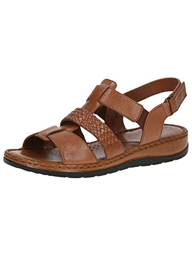 Caprice Damen 9-9-28155-20 Sandale Flach, NUT Nappa, 39 EU von CAPRICE