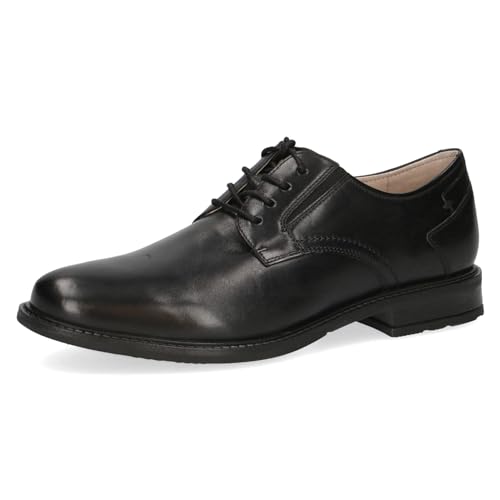CAPRICE Herren Anzugschuhe aus Leder zum Schnüren, Schwarz (Black Nappa), 42 EU von CAPRICE