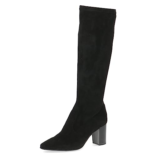 CAPRICE Damen Hohe Stiefel mit Absatz Spitz Vegan, Schwarz (Black Stretch), 41 EU CAPRICE Damen Hohe Stiefel mit Absatz Spitz Vegan, Schwarz (Black Stretch), 41 EU von CAPRICE