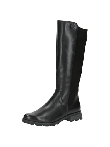 CAPRICE Damen Hohe Stiefel mit Absatz Elegant Kniehoch, Schwarz (Black Comb), 38.5 EU von CAPRICE