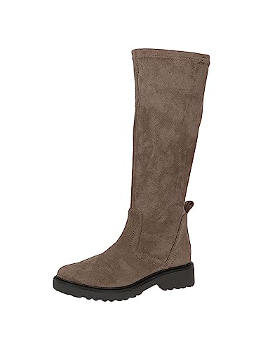 Caprice Damen 9-25606-41 Flacher Stiefel, Cafe Stretch, 39 EU von CAPRICE