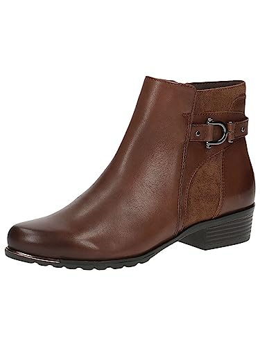Caprice Damen 9-25334-41 Schnürstiefelette mit Absatz, Cognac Comb, 41 EU von CAPRICE