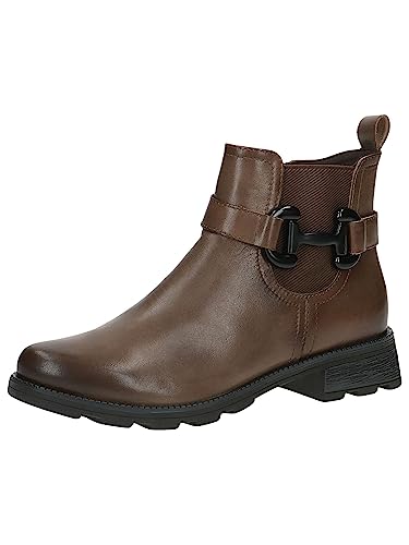 Caprice Damen 9-25428-41 Flache Schnürstiefelette, Taupe Nappa, 38.5 EU von CAPRICE
