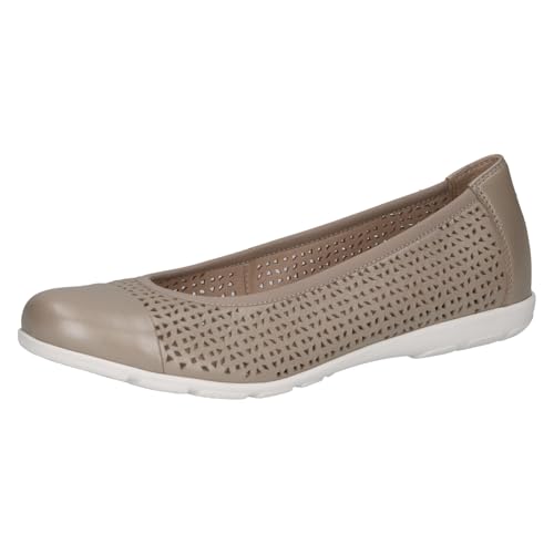 Caprice Damen 9-22151-42 Ballerina, Stone Perlato, 42 EU von CAPRICE
