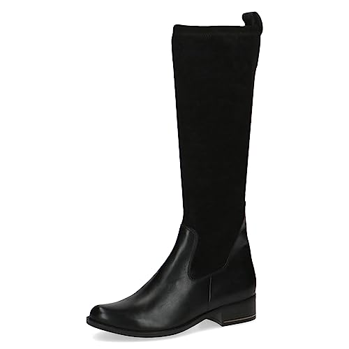 CAPRICE Damen Hohe Stiefel mit Absatz Runde Spitze Blockabsatz, Schwarz (Black Comb), 37.5 EU CAPRICE Damen Hohe Stiefel mit Absatz Runde Spitze Blockabsatz, Schwarz (Black Comb), 37.5 EU von CAPRICE