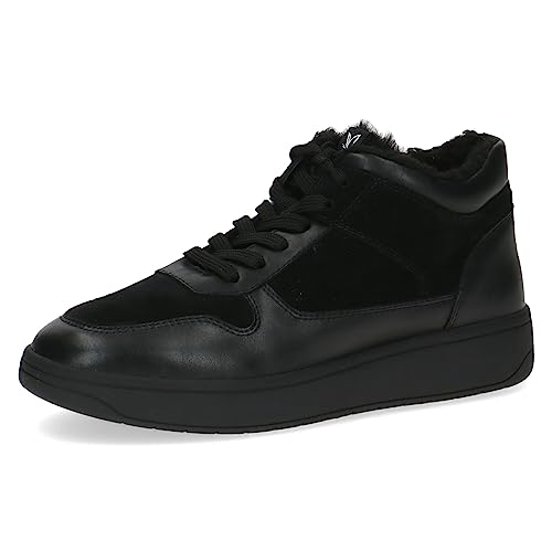CAPRICE Damen Sneaker hoch mit Fütterung Winter, Schwarz (Black Comb), 36 EU von CAPRICE