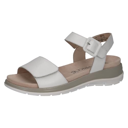 Caprice Damen 9-27101-44 Sandale, Platin Metal von CAPRICE