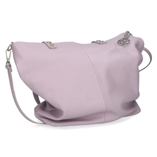 CAPRICE Damen Shopper aus Leder Mittelgroß, Lila (Lavender Nappa), 1 von CAPRICE
