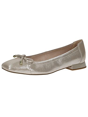 Caprice Damen 9-9-22104-20 Ballerina, Taupe Sue Met, 39 EU von CAPRICE
